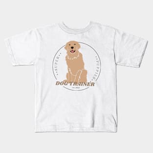 Golden Retriever Trainer Kids T-Shirt